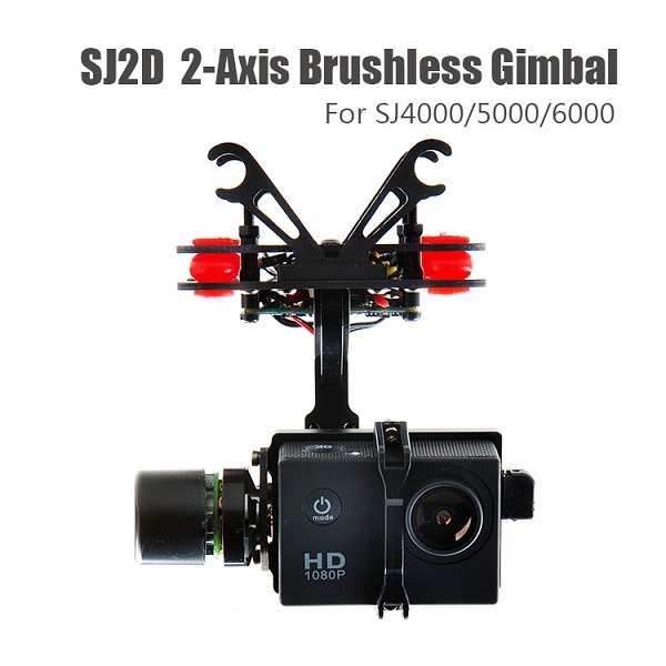 SJ2D 2-AXIS FPV Brushless Gimbal For SJ4000/SJ5000/SJ6000 