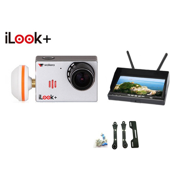 Walkera FPV iLook+ Camera with RX LCD5802 Monitor & Carbon Fiber Mount