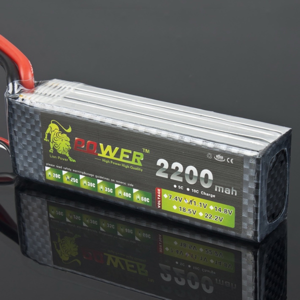 Lion Power 11.1V 2200mAh 25C LiPo Battery BT688 