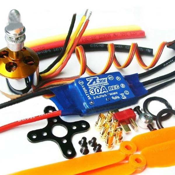 XXD 2212 Motor+ZTW AL30A Brushless ESC+1045 Propeller 