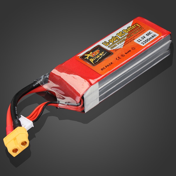 ZOP Power 11.1V 2200mAh 60C Lipo Battery XT60 Plug