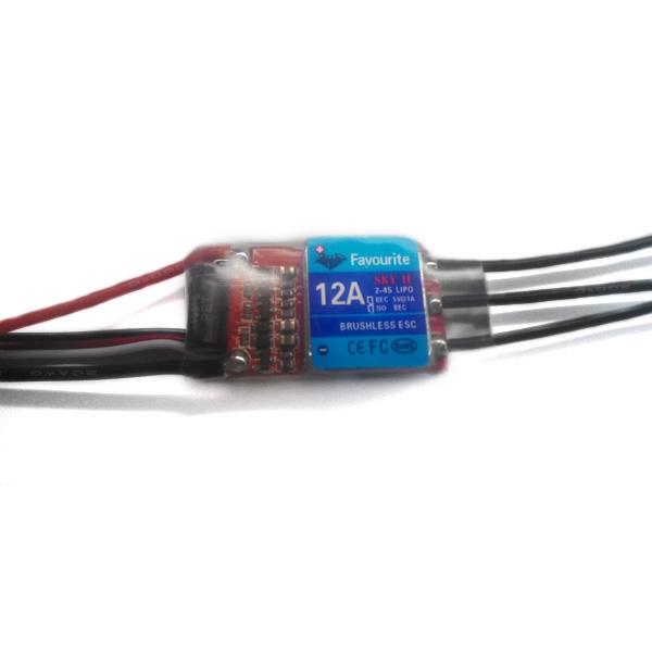 Favourite 12A 2S-4S ESC With Simonk / BLHELI for RC Multicopters