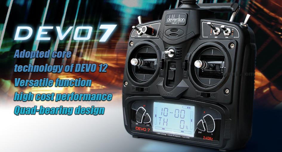 Walkera DEVO 7 2.4GHz 7-channel Devention Transmitter Without Receiver