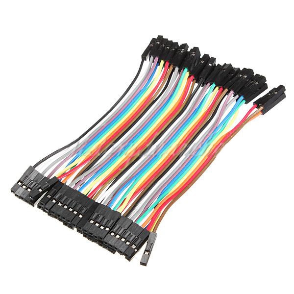 40 x 10cm  Female To Female Dupont Jumper Wires Cable