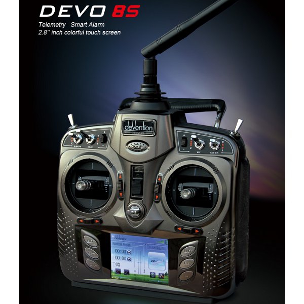 Walkera DEVO 8S WK-DEVO8S 2.4 GHz Transmitter w/ RX801 Receiver