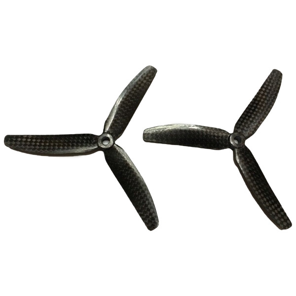 Gemfan 5x3 5030 3-Leaf Carbon Fiber Propeller CW/CCW For 250 Frame Kit