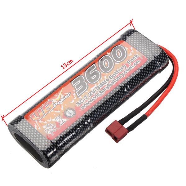 VB Power 3600mAh 7.2V Ni-Mh Battery For Rc Racing Car/Boat/Tank