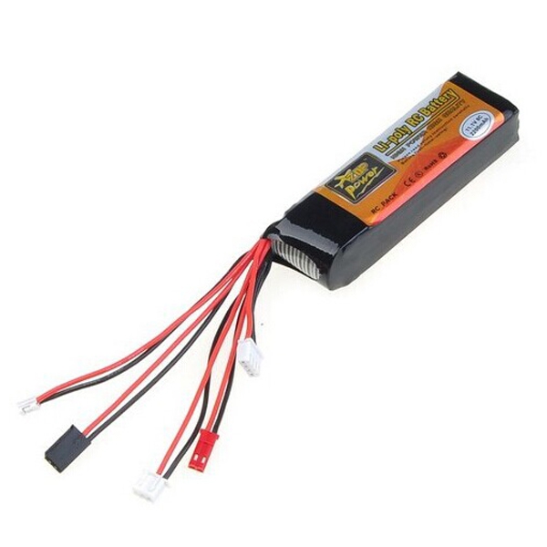 ZOP Power 11.1V 2200MAH 8C Lipo Battery For Devo JR transmitter