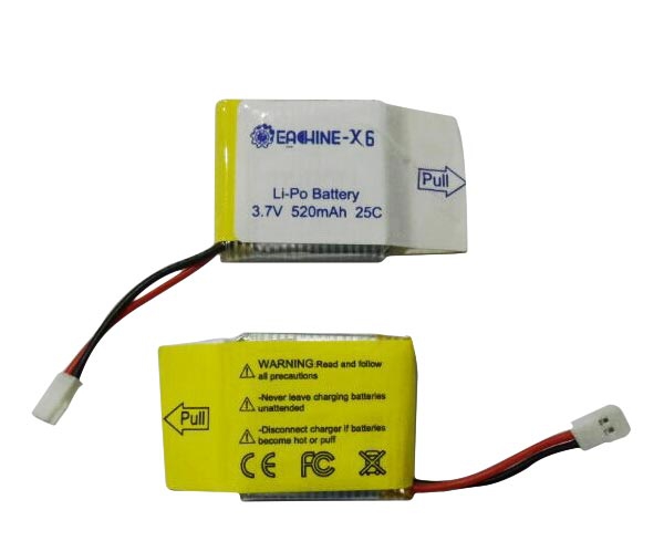 Eachine X6 RC Hexacopter Spare Parts 3.7V 25C 520mAh Battery