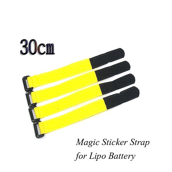 Nylon Velcro Lipo Battery 2cm*30cm Ribbon Fastener Magic Sticker Strap