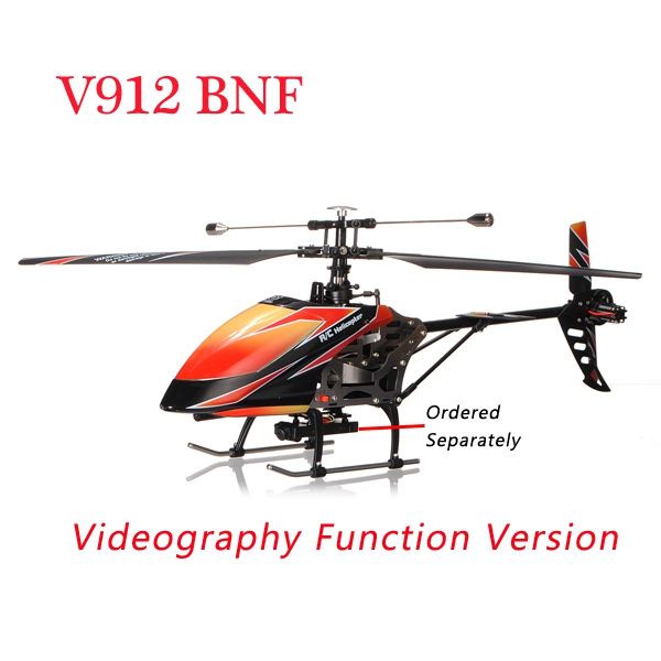 WLtoys V912 Sky Dancer 4CH Helicopter BNF with Videography Function