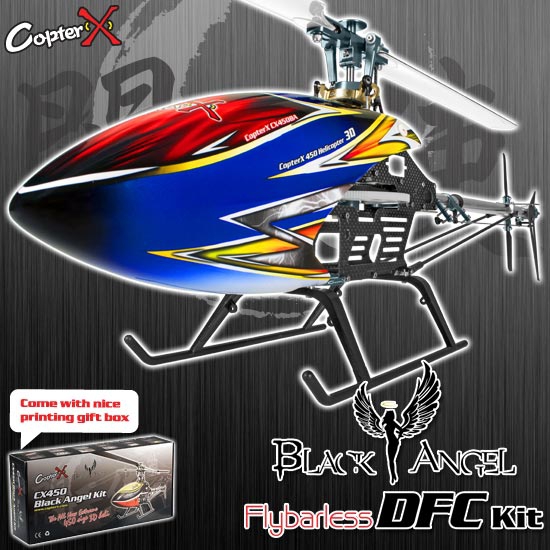 CopterX CX450 Black Angel DFC Flybarless Kit