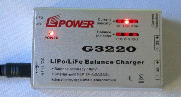 G3220 Lipo/Life Balance Charger For Parrot AR.Drone 2.0 