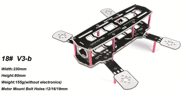 Diatone DIY FPV 18# V3-b PCB Frame Kit 230mm 