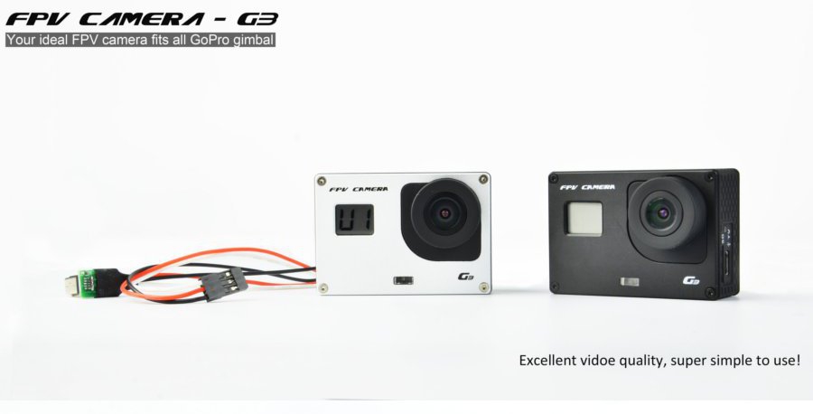 FPVfactory FPV Factory G3 HD1080p FPV & Sport Camera For Gopro Gimbal