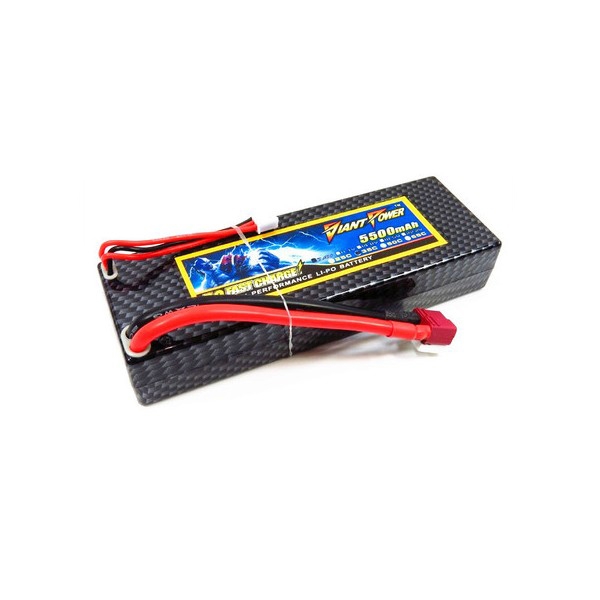 Giant Power 5500mAh 2S 7.4V 35C Hard Case Car Lipo Battery