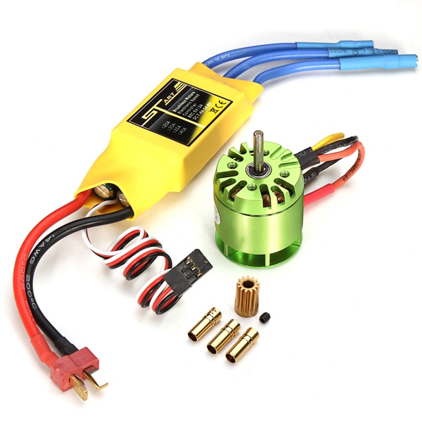 Algin TREX 450 RC Heli Parts 40A Brushless ESC+4000KV Brushless Motor 