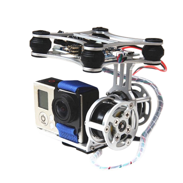 Light FPV Brushless Gimbal w/Motors & Controller For DJI Phantom