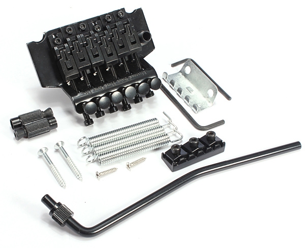 Floyd Rose Lic Tremolo Bridge Bla Double Locking System Set