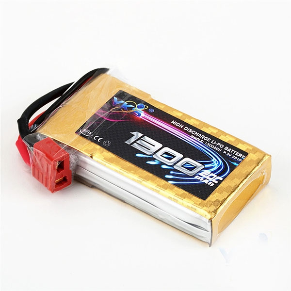 YKS 1300mah 7.4v 20C Aircraft Model LiPo Battery