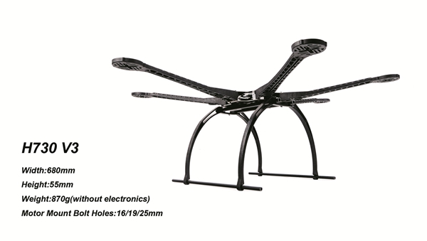 Diatone H730 Hex 730mm V3 PCB Hexcopter Frame Kit 730mm