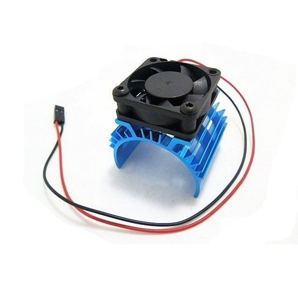 Metal Heat Sink 5V Cooling Fan For 1/10 Car 540 3650 Motor