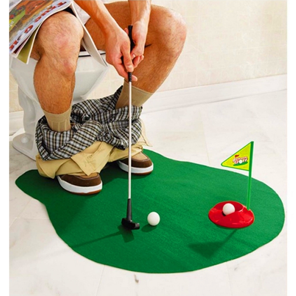 Potty Putter Toilet Golf Game Mini Golf Toys