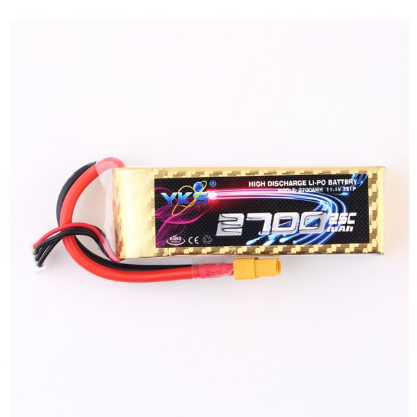 YKS BW206 11.1V 2700MAH 25C XT60 Plug Li-Po Battery For DJI CX-20 