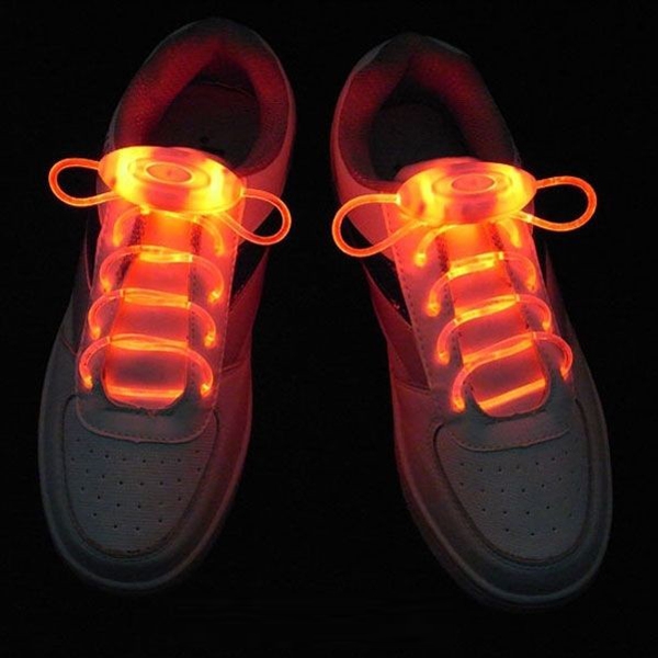 Light Up LED Neon Shoe Laces Party Disco Shoe Laces