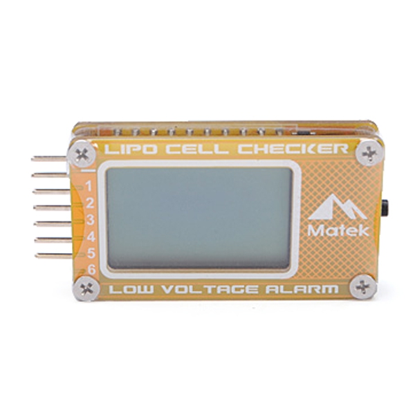 Matek Precision LCD 6S Power Monitor Low Voltage Alarm
