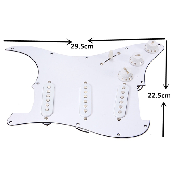 Guitar Loaded Pickguard Stratocaster Assembly SSS For Fender Strat