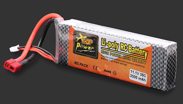 ZOP POWER 11.1V 3300MAH 35C Lipo Battery T plug 