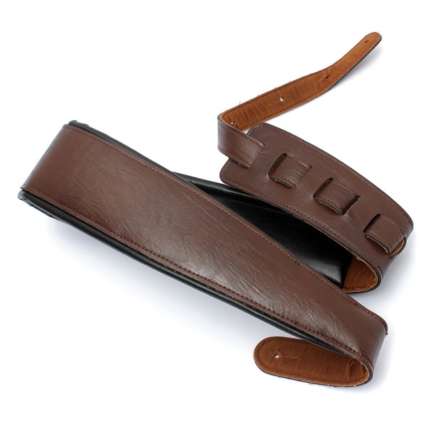 Acoustic Electric Guitar PU Leather Strap
