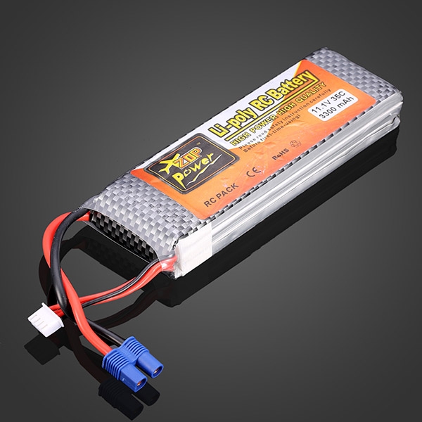 ZOP Power 11.1V 3300MAH 35C Lipo Battery EC3 Plug 