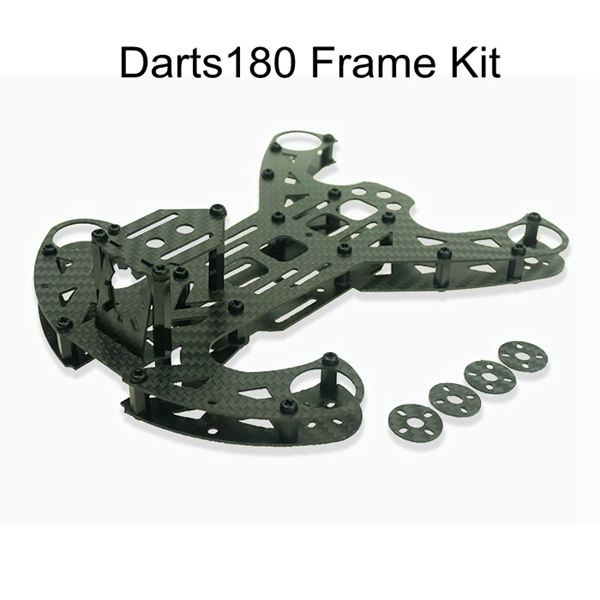 Darts180 180mm 3K Carbon Fiber Matte Twill Mini Frame Kit For Multicopter Quadcopter