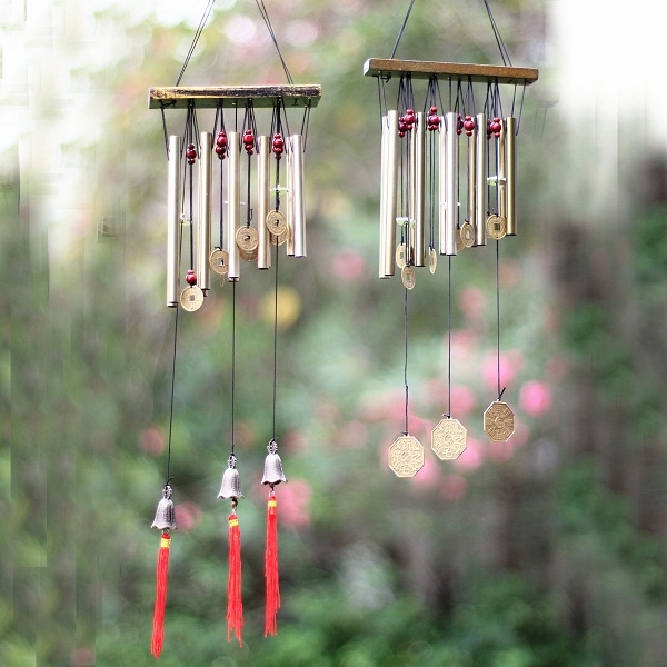  10 Tubes Wind Chime Two Styles Ornament 