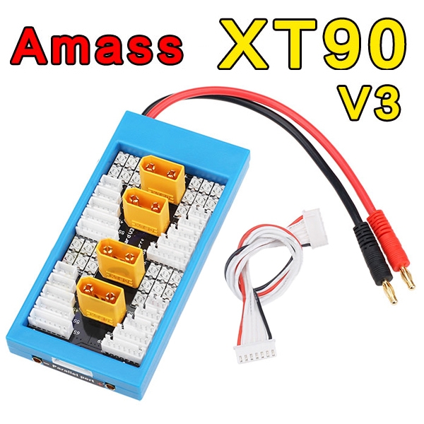 Amass V3 XT90 Plug Lipo Parallel Charger Board PL8 Balance Cable