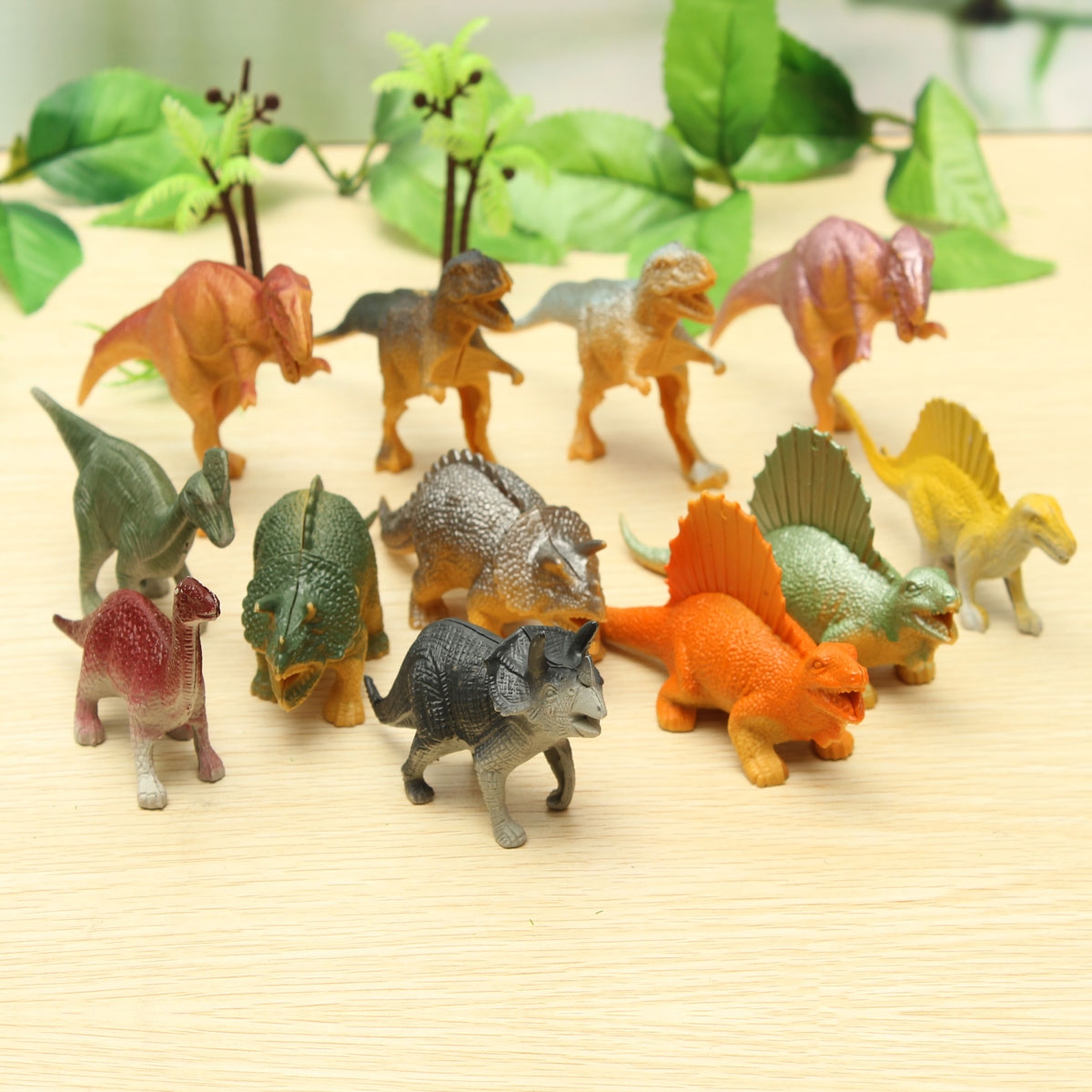 12PCS Mixed Dinosaur Toys Playset Christmas Stocking Filler Party Gift Figures