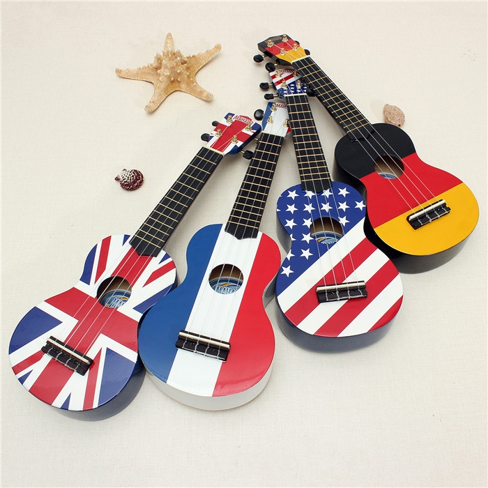 Mahalo 21 Inch Soprano Uke Ukulele National Flag Series