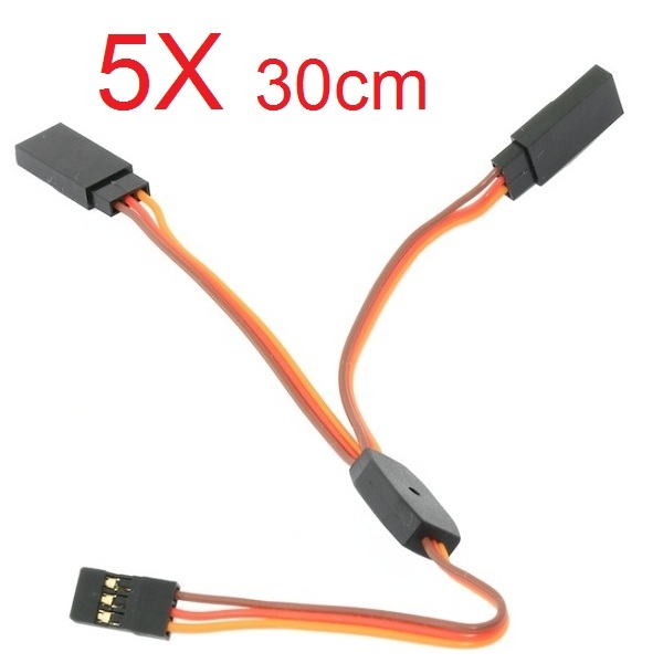 Amass 30CM Y Servo Cable Lead Splitter For JR Spektrum HITEC