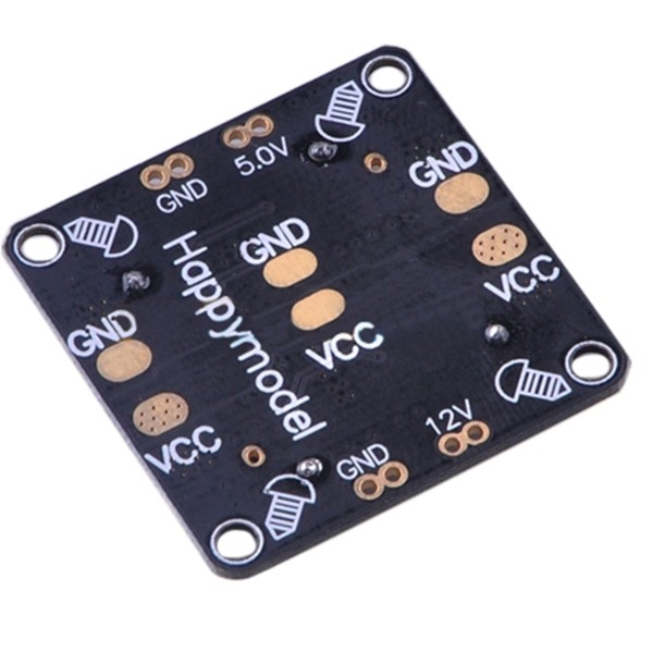 CC3D Power Distribution Board With 5V 12V Dual BEC Output Copper Shield PCB For QAV250 250mm