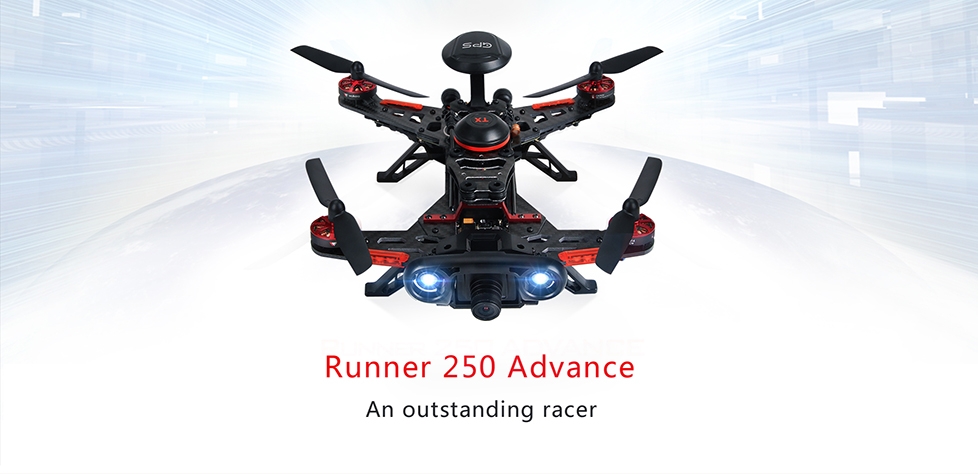 Walkera Runner 250 Advance Drone 5.8G FPV GPS System with HD Camera Racing Quadcopter RTF