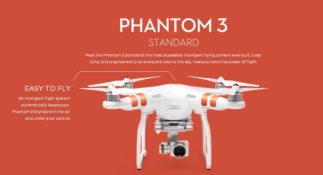 DJI Phantom 3 Standard FPV With 2.7K HD Gimbal Camera RC Quadcopter RTF