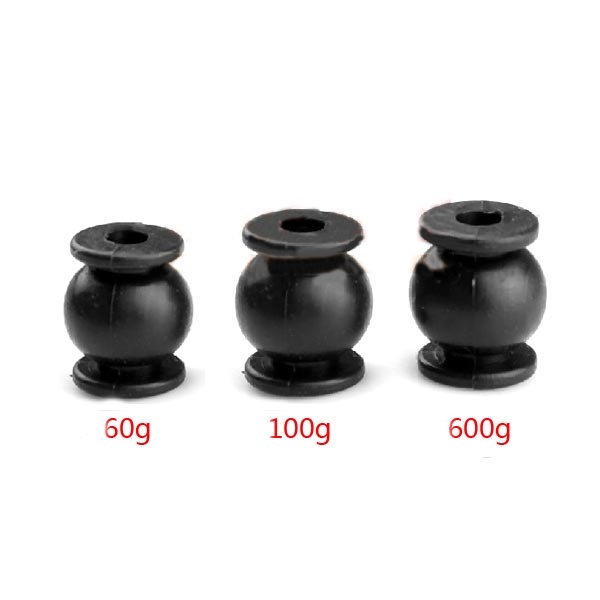 4PCS Anti-vibration Rubber Shock Absorber Ball 60g/100g/600g
