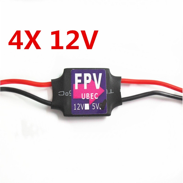 4X DC-DC Converter Step Down Module 3A 12V Mini BEC For RC Plane FPV