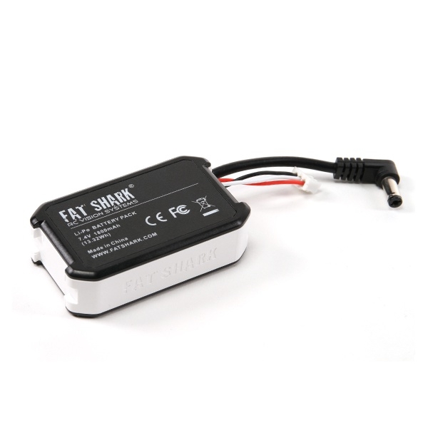 Fatshark Fat Shark 7.4V 1800mAh LiPo Battery for FPV Goggles Headset Video Glasses 