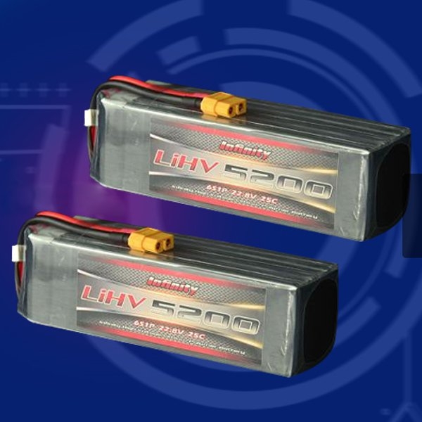 FlowerPower Infinity LIHV 5200mAh 25C 6S1P 22.8V Lipo Battery XT60 Plug