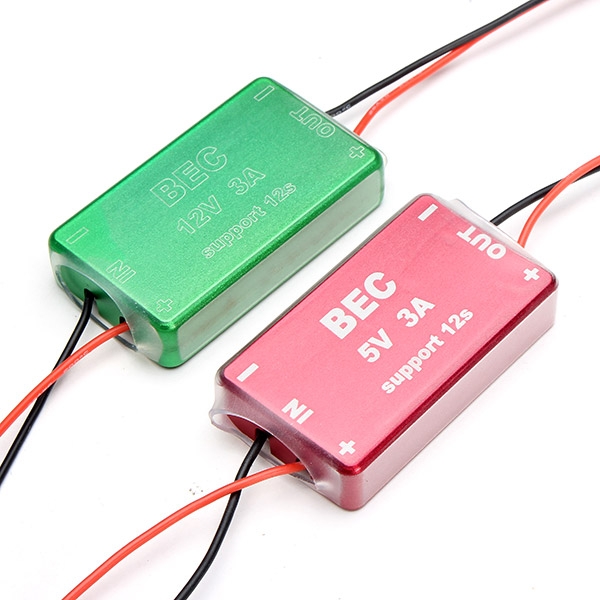 FPV 12V 3A/5V 3A BEC CNC Enclosure for RC Helicopter Model