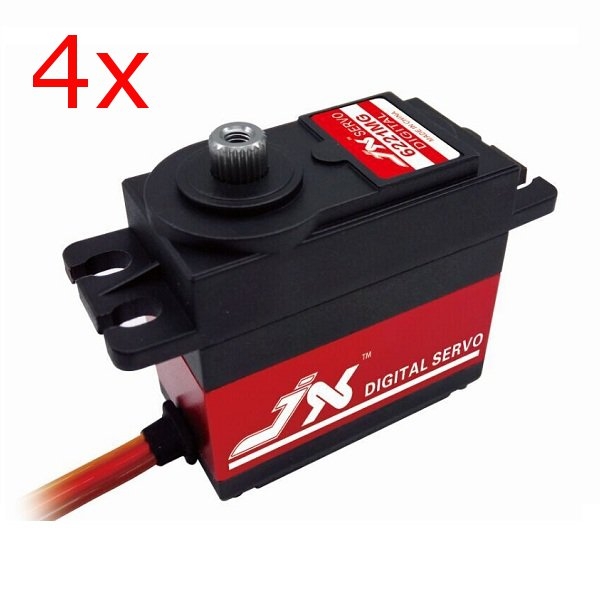 4X JX PDI-6221MG 20KG Large Torque Digital Standard Servo For RC Model