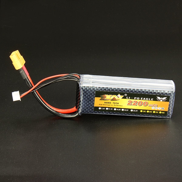 YW 14.8V 2200mAh 25C Lipo Battery T Plug XT60 Plug for RC Model